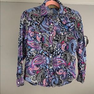 Girls Wrangler Paisley Western Style Too